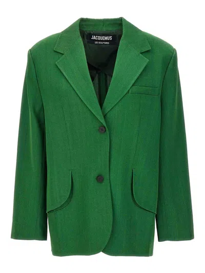 Jacquemus Blazer In Green