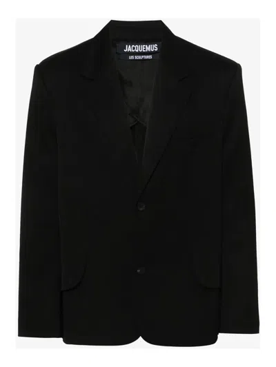 Jacquemus Blazer La Veste Titolo Soft In Animal Print