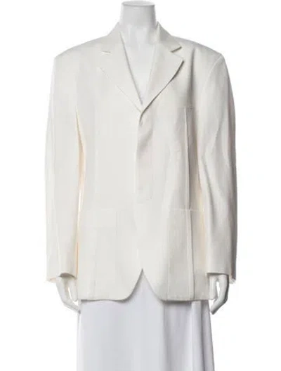 Pre-owned Jacquemus Blazer In Neutrals/white