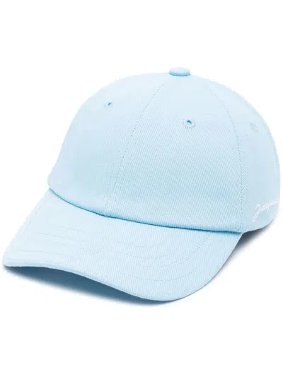 Jacquemus La Casquette 棉棒球帽 In Blue