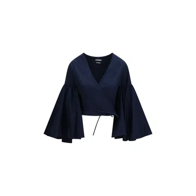 Jacquemus Blue Cotton Shirt