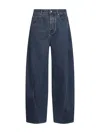 Jacquemus Blue De-nîmes Denim The Espiral Jeans In Blue