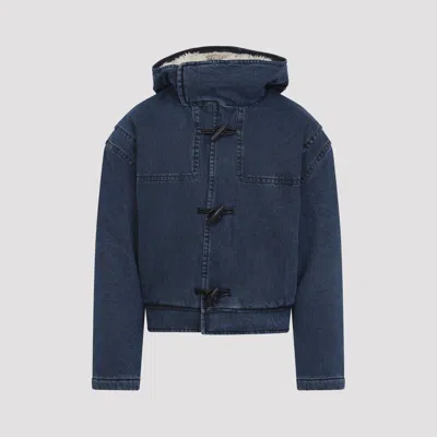 JACQUEMUS JACQUEMUS BLUE DE-NIMES DUFFLE COTTON JACKET