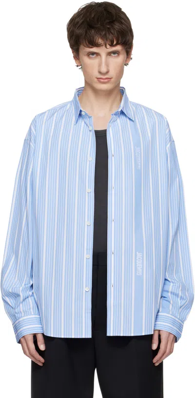 JACQUEMUS BLUE LA CASA 'THE SIMON' SHIRT