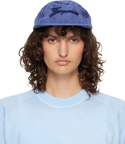 Jacquemus Blue 'la Casquette Gardian' Cap