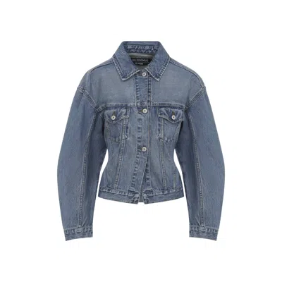 Jacquemus Blue La Veste De-nimes Cotton Jacket