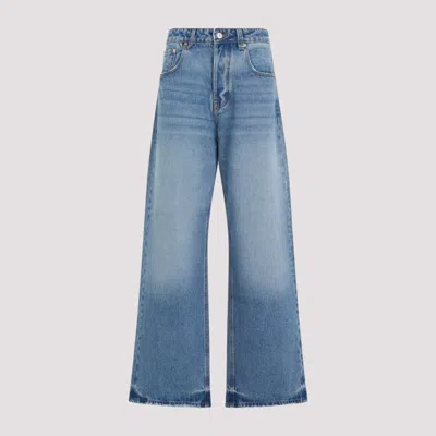 JACQUEMUS BLUE LE DE-NIMES LARGE COTTON JEANS