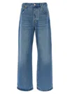 Jacquemus Blue Le De-nmes Large Jeans In Blue