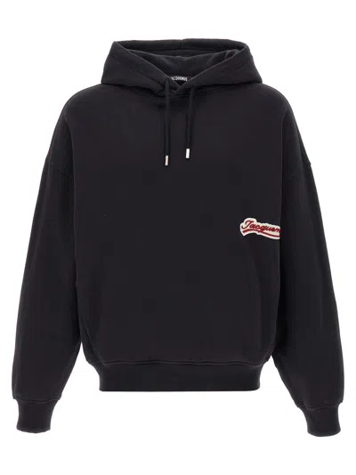 JACQUEMUS BLUE LE HOODIE GIO SWEATSHIRT