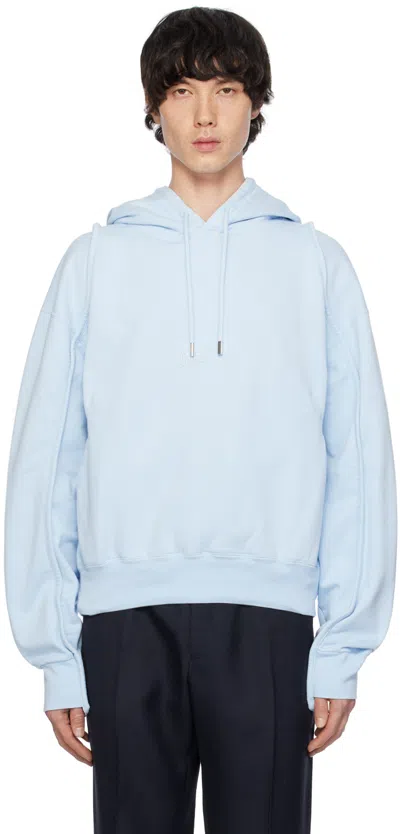 Jacquemus Blue 'le Sweatshirt Camargue' Hoodie In Light Blue