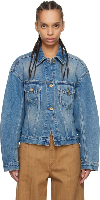 JACQUEMUS BLUE LES CLASSIQUES 'THE DENIM DE-NÎMES' DENIM JACKET