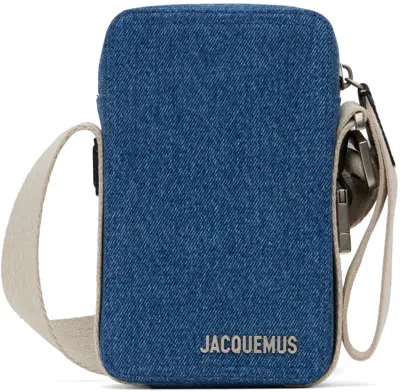 Jacquemus Blue Les Sculptures 'le Cuerda Vertical' Bag In 330 Blue