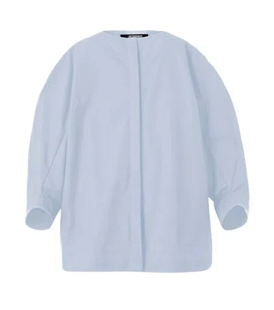 Jacquemus Women Blue Relaxed Shirt