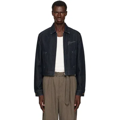 Jacquemus Blue 'the Canevas De-nîmes' Denim Jacket