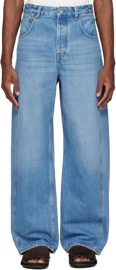 Jacquemus Blue 'the Mirada De-nîmes Denim' Jeans