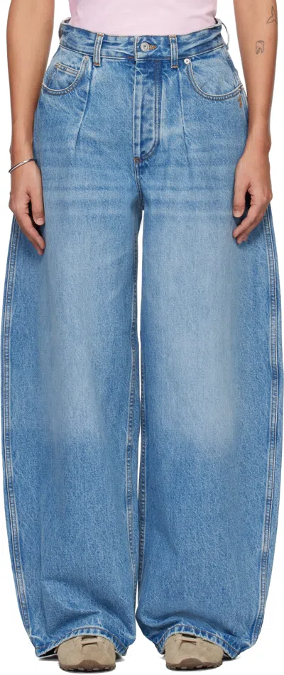 Jacquemus Blue 'the Ovalo De-nîmes Denim' Jeans