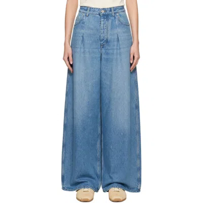 Jacquemus Blue 'the Ovalo De-nîmes Denim' Jeans