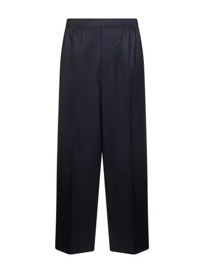 Jacquemus Blue Wool Relaxed Tailored The Gio Pants