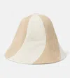 Jacquemus Le Bob Gelato Paneled Bucket Hat In Neutrals