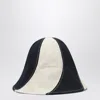 Jacquemus Bob Hat Gelato In Navy And White Canvas In Neutral