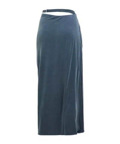 Jacquemus Bodycon Skirt In Blue
