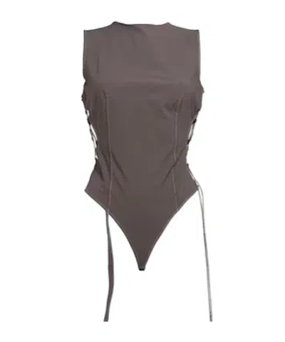 Jacquemus Bodysuits In Brown