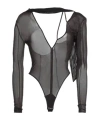 Jacquemus Bodysuits In Gray