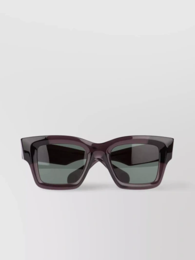 Jacquemus Bold Square Sunglasses With Tinted Lenses In Grey