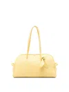 Jacquemus Shoulder Bag 'the Turismo' In Yellow Leather In Yellow