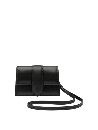 JACQUEMUS BLACK CLUTCH BAG
