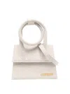 Jacquemus Le Chiquito Noeud Satchel In Grey