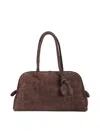 Jacquemus Dark Brown The Turismo Bowling Bag In Brown