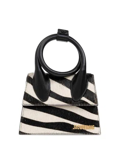 Jacquemus Le Chiquito Noeud Leather Handbag In Multi