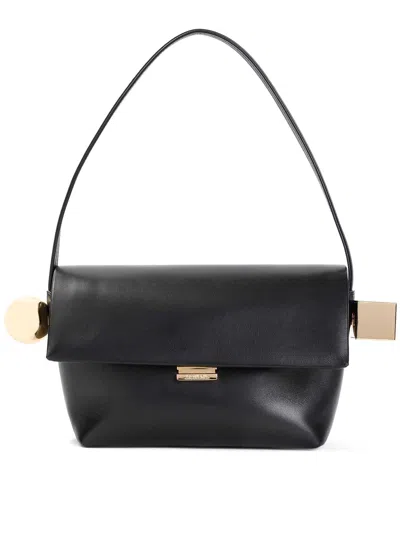 Jacquemus Le Rond Carre Handbag In Black
