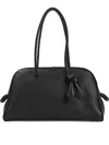 Jacquemus Le Petit Turismo Grain Leather Bag In Black