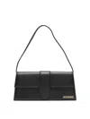 Jacquemus Le Bambino Long In Smooth Leather Bags In Black