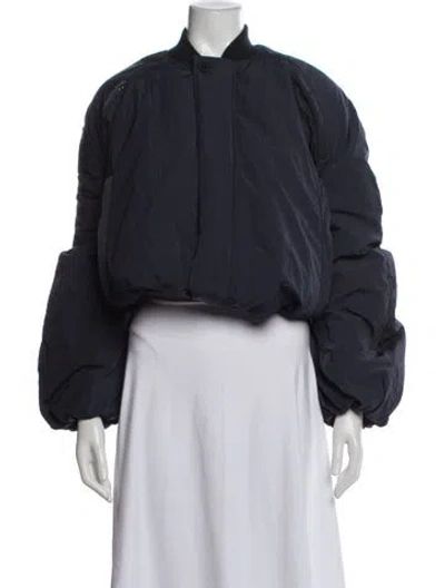 Pre-owned Jacquemus Bomber Jacket In Blue