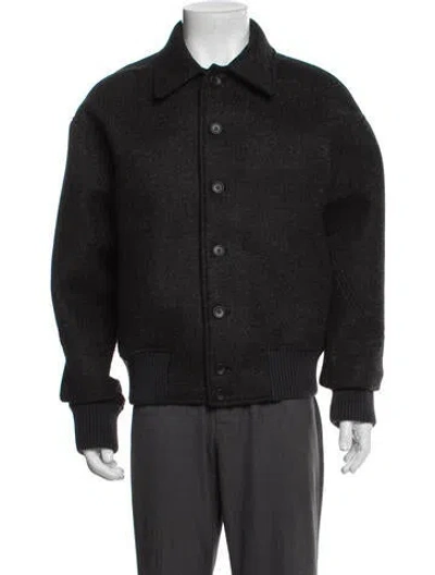 Pre-owned Jacquemus Bomber Jacket In Gray