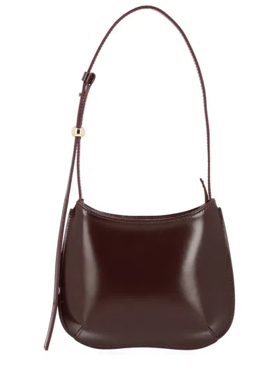 Jacquemus Bordeaux Cotton Shoulder Bag