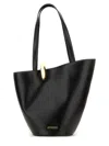 Jacquemus The Medium Bambola Asymmetric Leather Bucket Bag