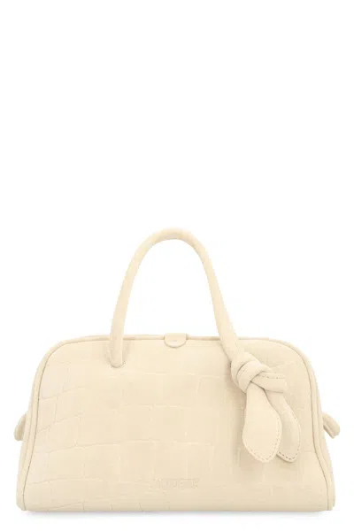 Jacquemus Borsa Le Petit Turismo In Scamosciato Leather In Sand