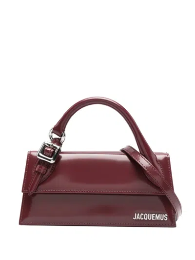 Jacquemus Boucle Top-handle Bag In Red