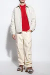 Jacquemus La Chemise Boulanger Cotton Blend Shirt In White