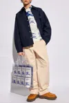 Jacquemus La Chemise Boulanger Padded Overshirt In Navy Blue