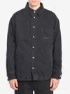 Jacquemus La Chemise Boulanger Quilted Denim Jacket In Black