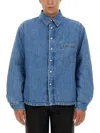 Jacquemus La Chemise Boulanger Shirt Jacket In Blue