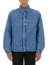 Jacquemus La Chemise Boulanger Shirt Jacket In Blue