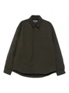 Jacquemus La Chemise Boulanger Puffer Jackets Green In Green