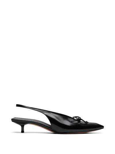 Jacquemus Bow-detail Pumps In Black