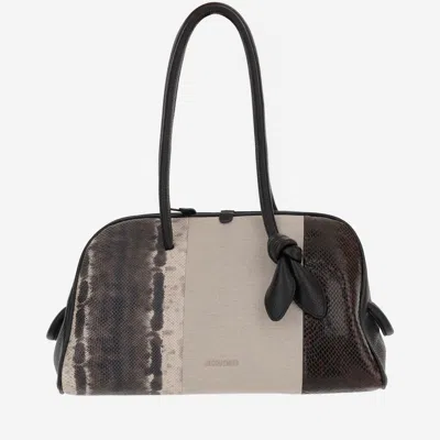 Jacquemus Bowling Bag For Travel In Red